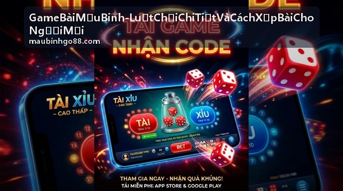 Người mới học Game Bài Mậu Binh đang xếp bài